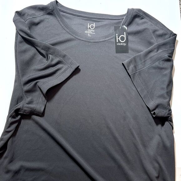 New ID Ideology Men's Birdseye Training T-Shirt Gray Size s - Picture 3 of 5